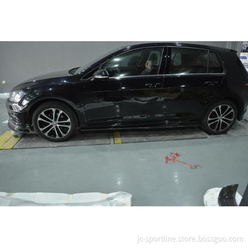 Volkswagen Golf 7 VII MK7 R/R-Line Carbon Side Skirt Extension Lip 2014-2019
